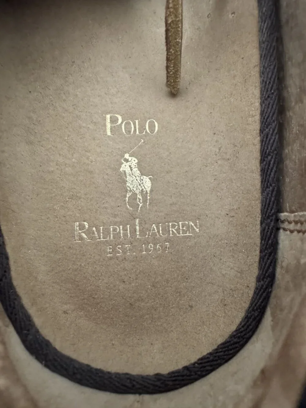 Polo Ralph Lauren Bienne II Mens Leather Boat Shoes Brown 9.5D Casual Comfort Du